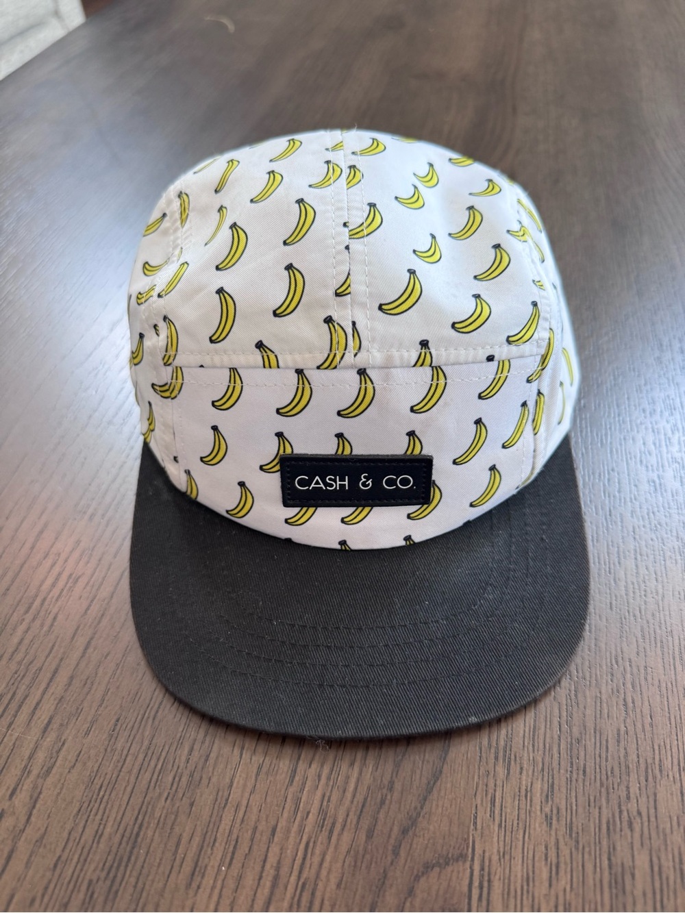 Kids M/L CASH & CO. Banana Print Five-Panel Cap